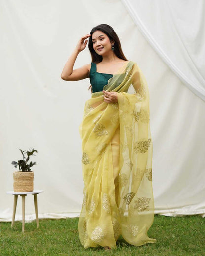 Organza  Sarees Rvsg  Vidhya  Saree