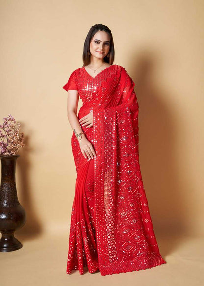 Organza  Sarees Rvsg  Vaani  Saree