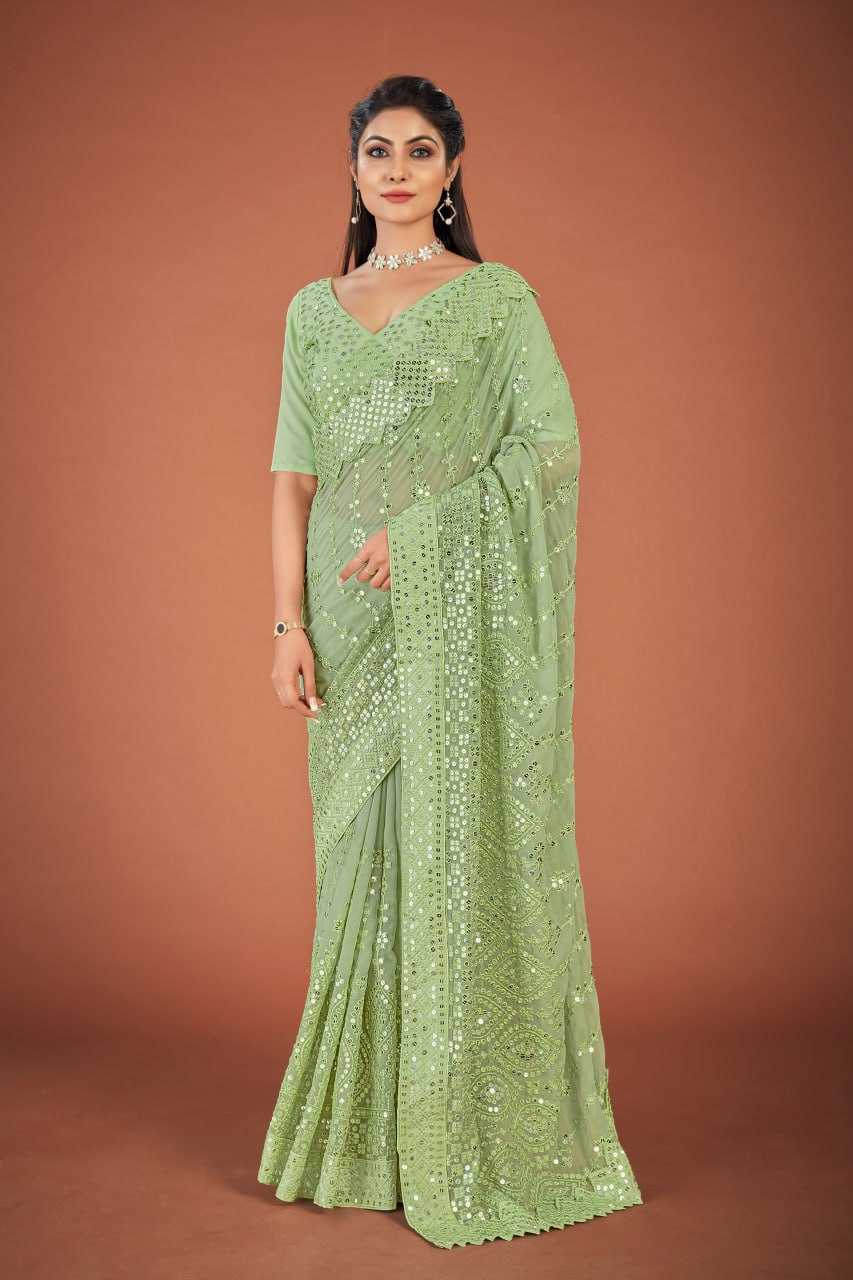 Organza  Sarees Rvsg  Vaani  Saree