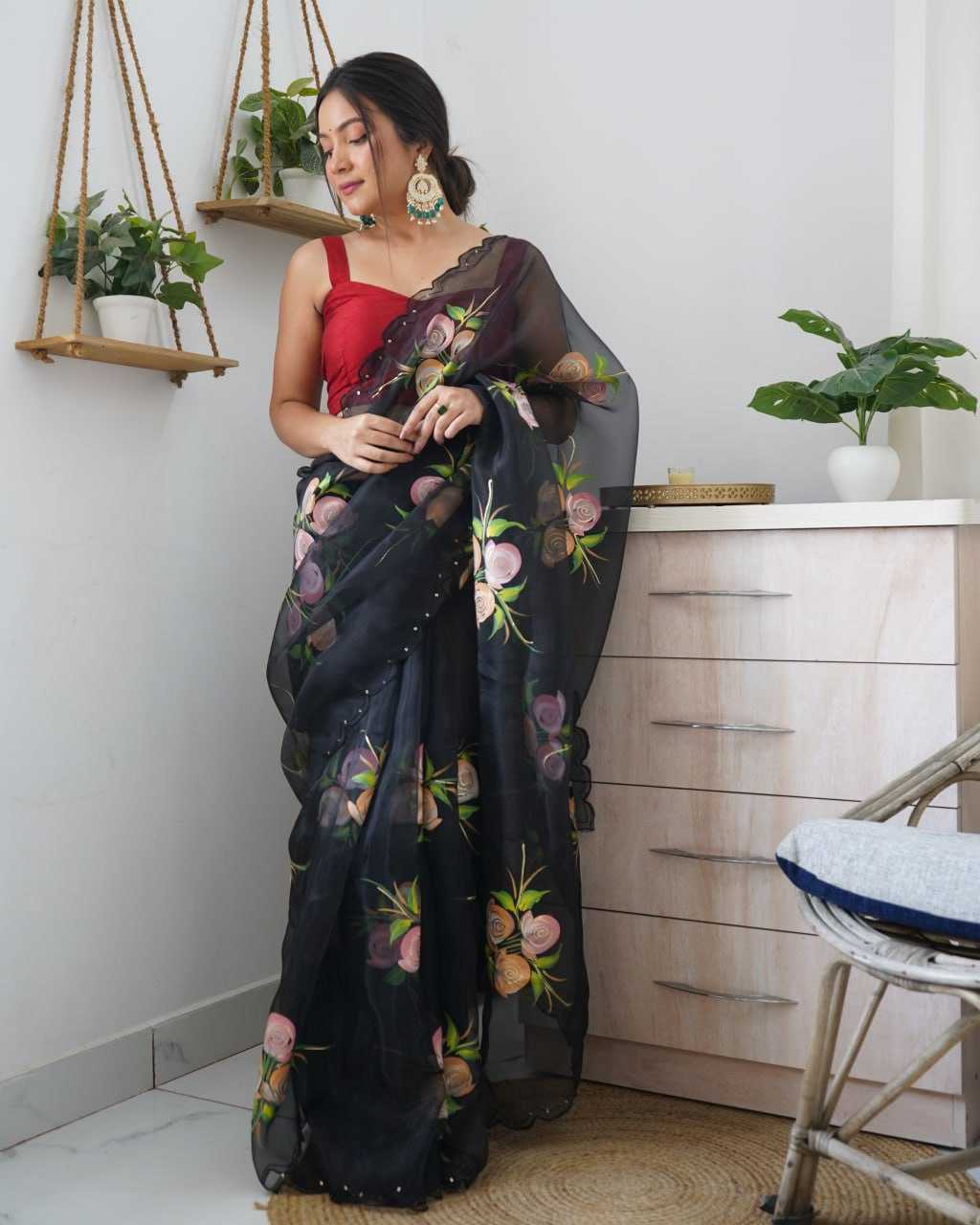 Organza  Sarees Rvsg  Urvashi  Saree