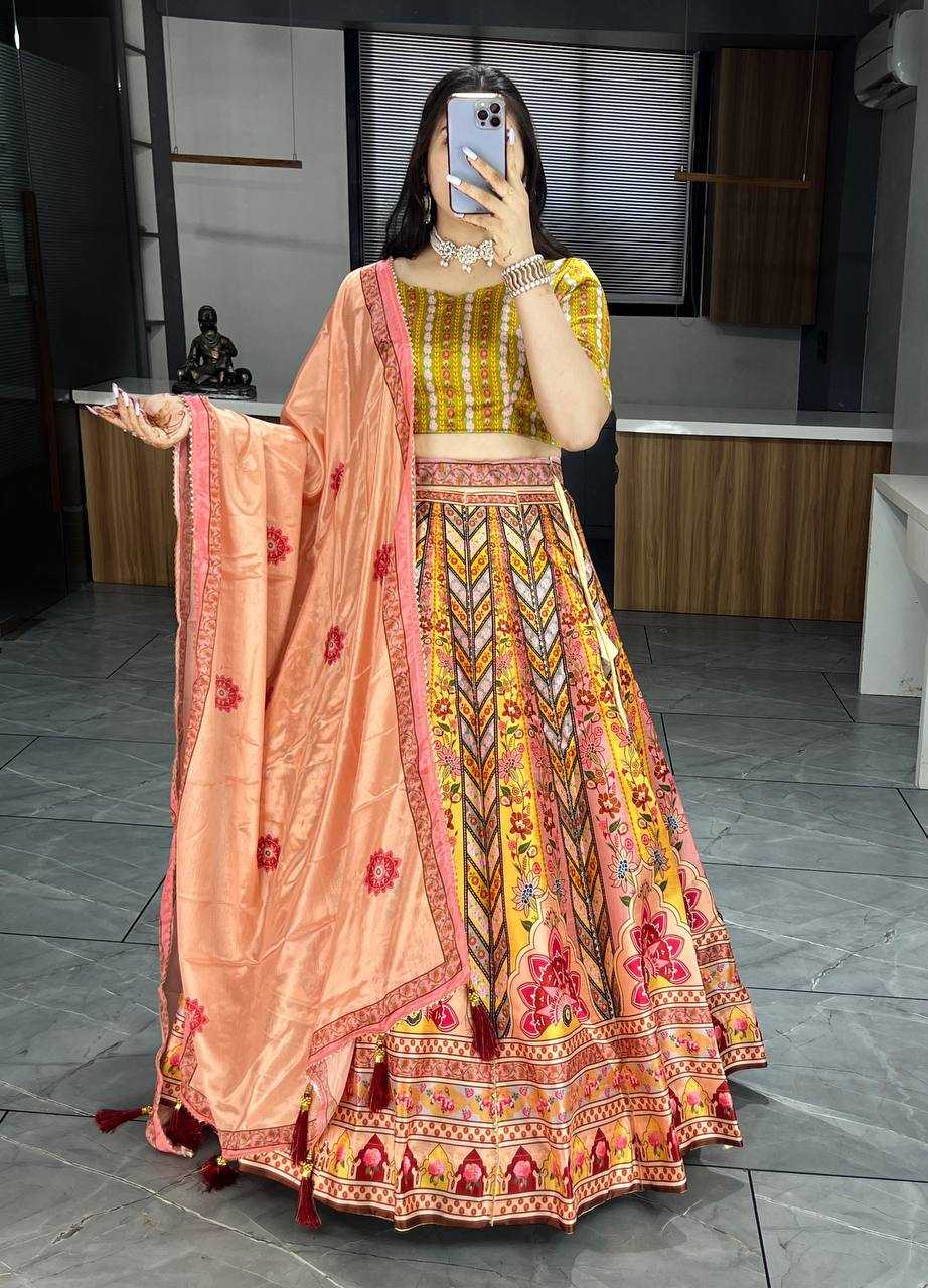 Art Silk Gro 7128  Lehengas