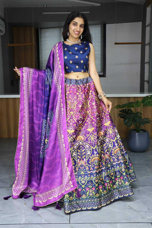 Art Silk Rin119 7140 Lehengas  Traditional Printed Lehengas