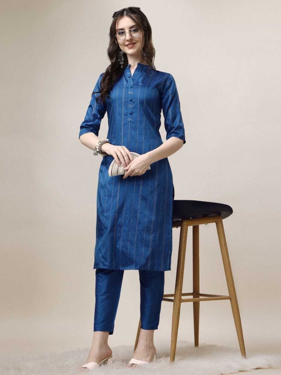 Art Silk Vct 110 Kurtis  Long Kurtis With Bottom