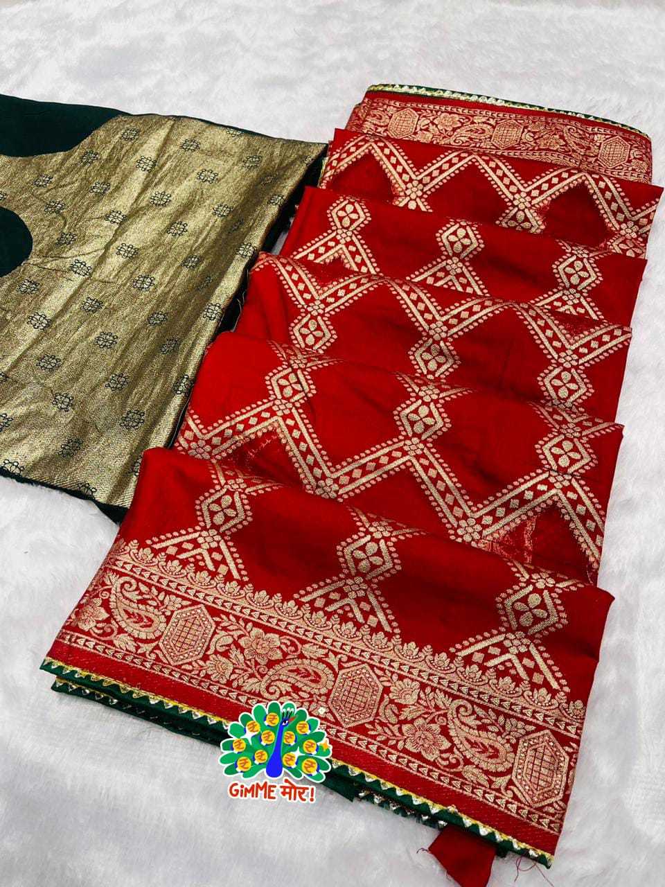 Banarasi Cotton Rin128 Rjk73 Silk Sarees  Banarasi Silk Soft Silk Traditional Sarees