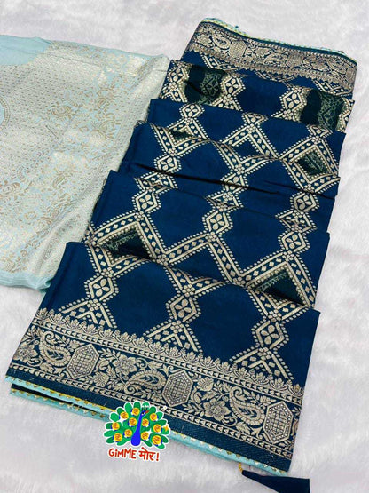 Banarasi Cotton Rin128 Rjk73 Silk Sarees  Banarasi Silk Soft Silk Traditional Sarees