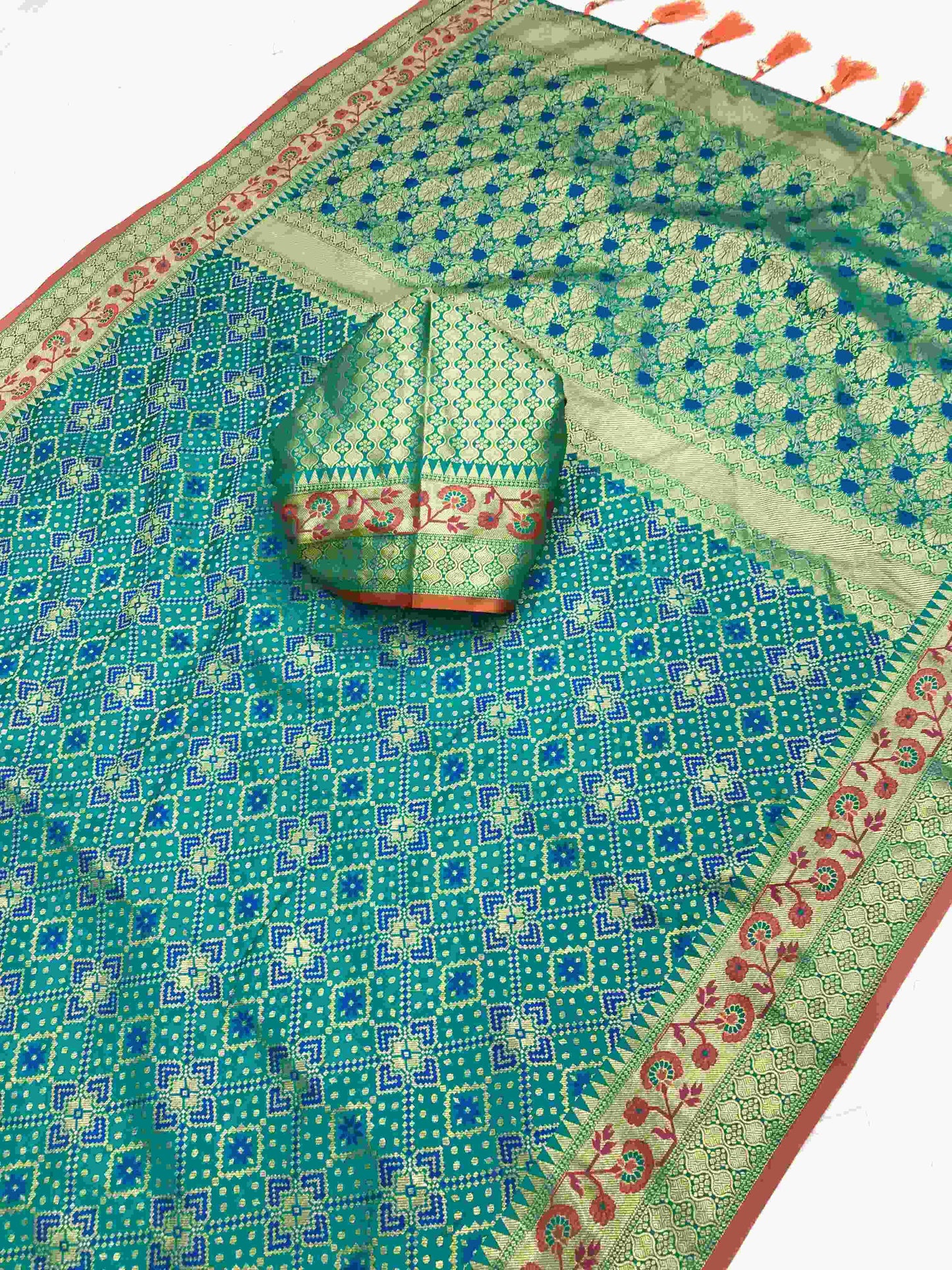 Banarasi Kesh182 Glanza Silk Sarees  Banarasi Patola Traditional Sarees