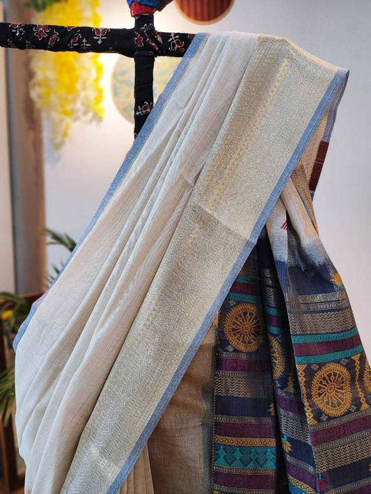 Banarasi Silk Sarees Mud Pashwa  Sarees