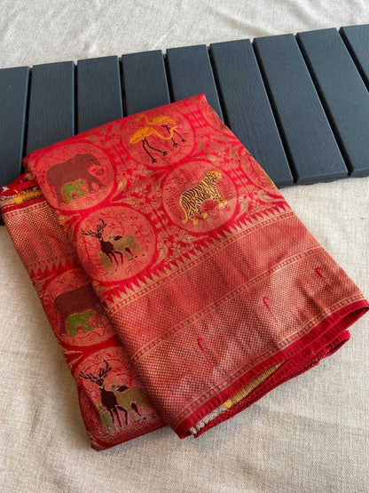 Banarasi Soft Silk Kesh101 Ant114 Silk Sarees  Soft Silk Kanjeevaram Banarasi Silk Sarees