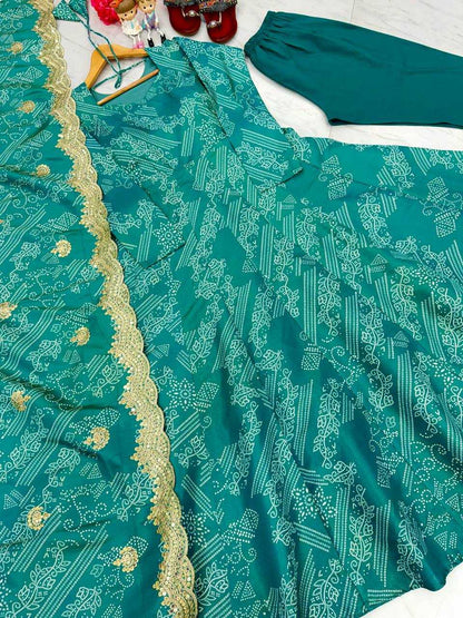 Banarasi Soft Silk Kesh141 172 Gowns  Printed Anarkali Party Wear Long Diwali Collections Gowns