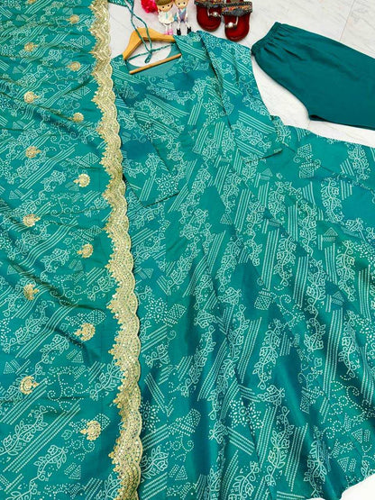 Banarasi Soft Silk Kesh141 172 Gowns  Printed Anarkali Party Wear Long Diwali Collections Gowns