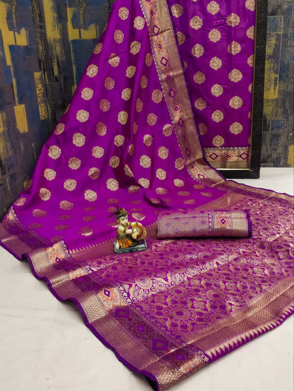 Banarasi Soft Silk Kesh170  Gunjan Silk Sarees  Banarasi Silk Soft Silk Zari Border Silk Sarees