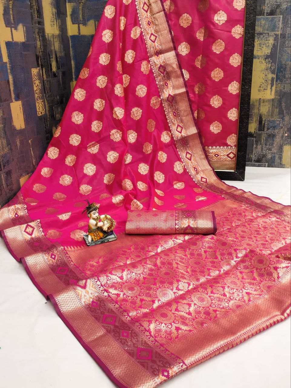 Banarasi Soft Silk Kesh170  Gunjan Silk Sarees  Banarasi Silk Soft Silk Zari Border Silk Sarees