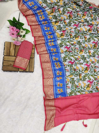 Banarasi Soft Silk Kesh203 Mtw20 Silk Sarees  Banarasi Silk Soft Silk Printed Silk Sarees