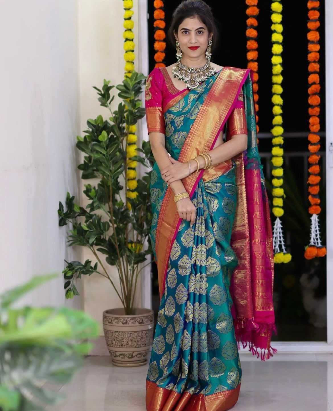 Banarasi Soft Silk Ras 5050  Sarees