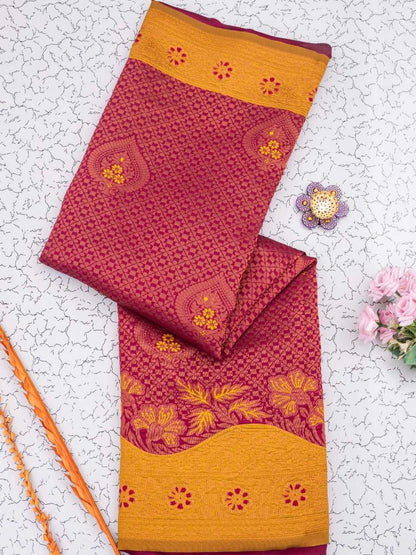 Banarasi Soft Silk Ras 55133 Silk Sarees  Banarasi Silk Soft Silk Traditional Sarees