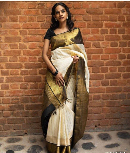 Banarasi Soft Silk Ras Kalindi Silk Sarees  Banarasi Silk Soft Silk Traditional Saree E