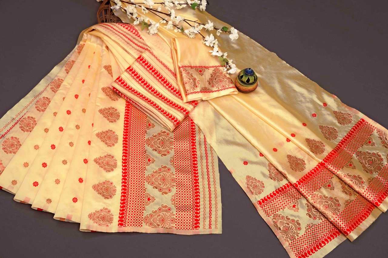 Banarasi Soft Silk Ras Mekhela01 Silk Sarees  Banarasi Silk Soft Silk Traditional Saree E