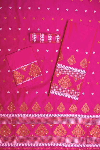 Banarasi Soft Silk Ras Mekhela01 Silk Sarees  Banarasi Silk Soft Silk Traditional Saree E