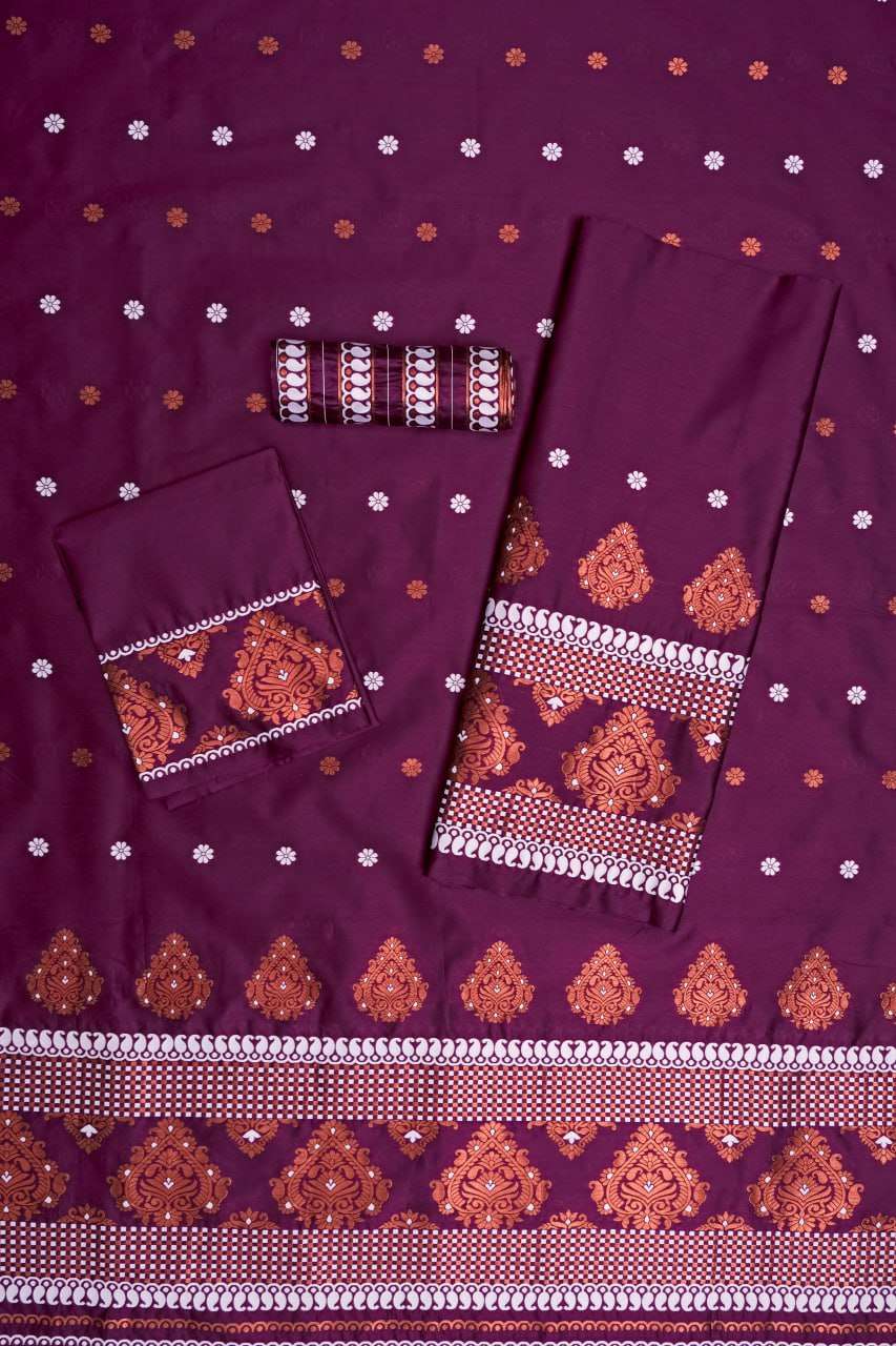 Banarasi Soft Silk Ras Mekhela01 Silk Sarees  Banarasi Silk Soft Silk Traditional Saree E