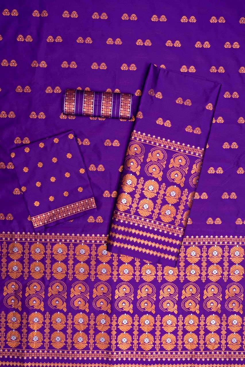 Banarasi Soft Silk Ras Mekhela03 Silk Sarees  Banarasi Silk Soft Silk Traditional Saree E