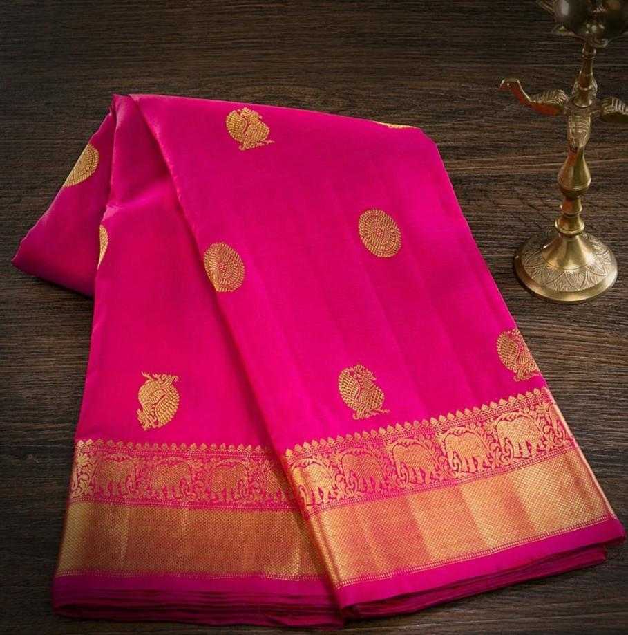 Banarasi Soft Silk Ras Roshni Pink Silk Sarees  Banarasi Silk Soft Silk Traditional Sarees