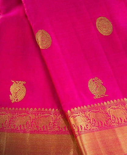 Banarasi Soft Silk Ras Roshni Pink Silk Sarees  Banarasi Silk Soft Silk Traditional Sarees