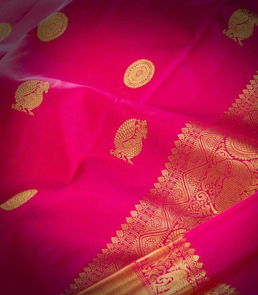 Banarasi Soft Silk Ras Roshni Pink Silk Sarees  Banarasi Silk Soft Silk Traditional Sarees