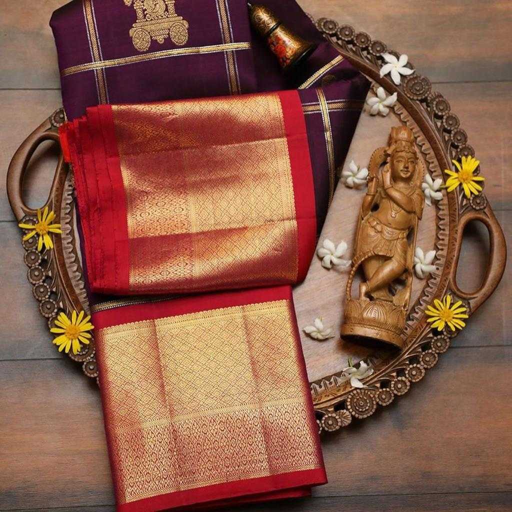 Banarasi Soft Silk Ras Tempal Silk Sarees  Banarasi Silk Soft Silk Traditional Sarees