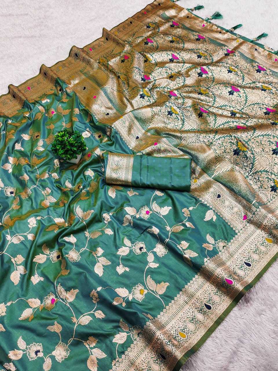 Banarasi Soft Silk Rin144 Banarasi-4 Silk Sarees  Banarasi Soft Silk Traditional Soft Silk Sarees