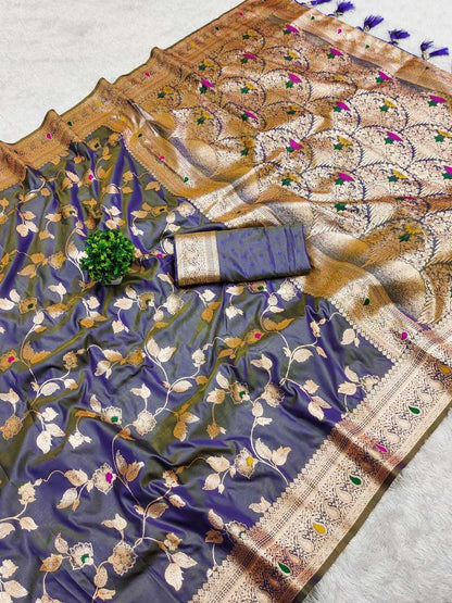 Banarasi Soft Silk Rin144 Banarasi-4 Silk Sarees  Banarasi Soft Silk Traditional Soft Silk Sarees