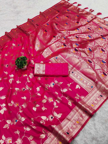 Banarasi Soft Silk Rin144 Banarasi-4 Silk Sarees  Banarasi Soft Silk Traditional Soft Silk Sarees