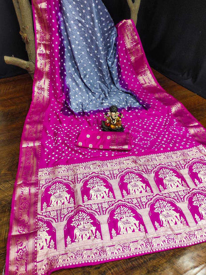 Banarasi Soft Silk Vad Vahini  Saree