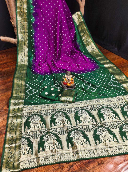 Banarasi Soft Silk Vad Vahini  Saree