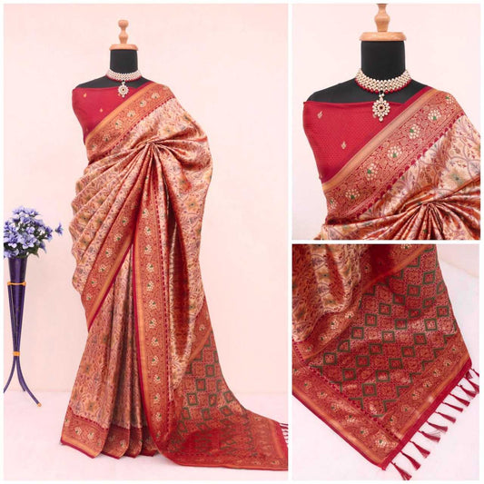 Banarsi Silk Rin186 Rvv40 Silk Sarees  Banarasi Silk Designer Silk Pure Zari Silk Sarees