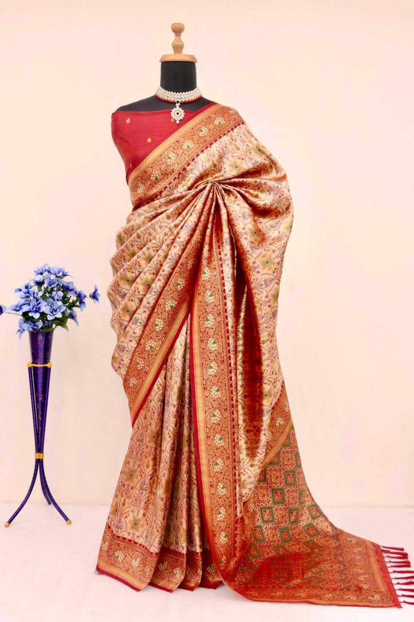 Banarsi Silk Rin186 Rvv40 Silk Sarees  Banarasi Silk Designer Silk Pure Zari Silk Sarees