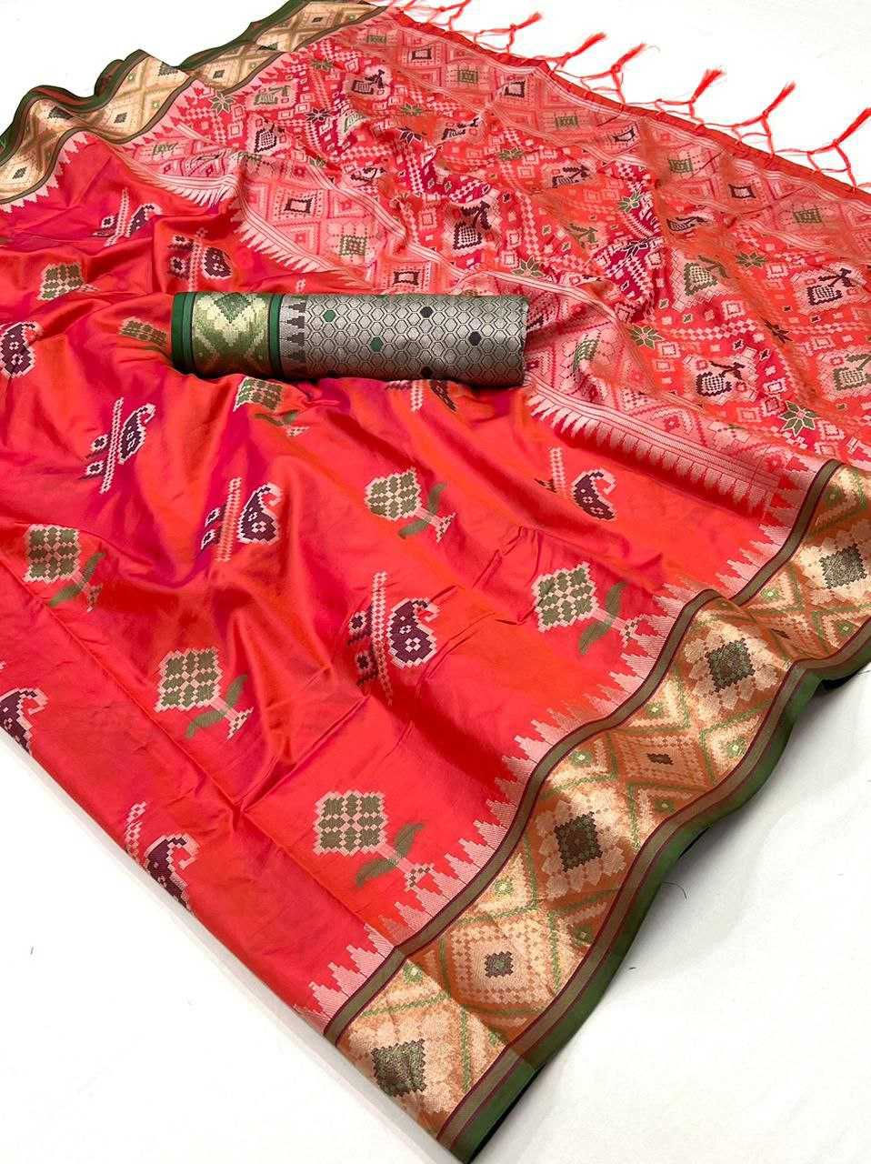 Banarsi Soft Silk Pvc Minakari  Sarees