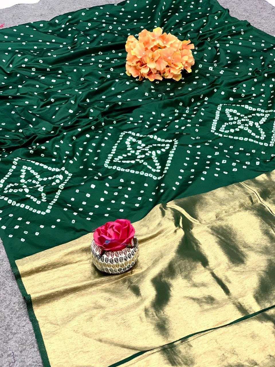 Bandhani Silk Mtc Kashish  Sarees