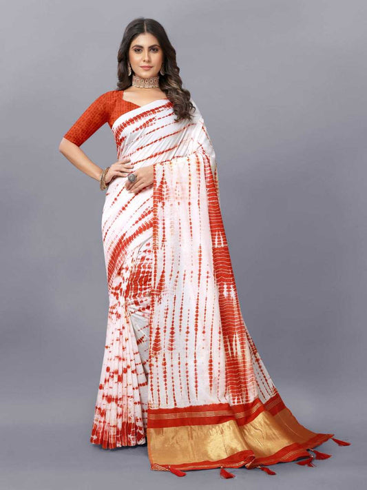 Bandhani Silk Srrt Shibori1 Sarees  Printed Ladies Bandhani Bandhej Sarees