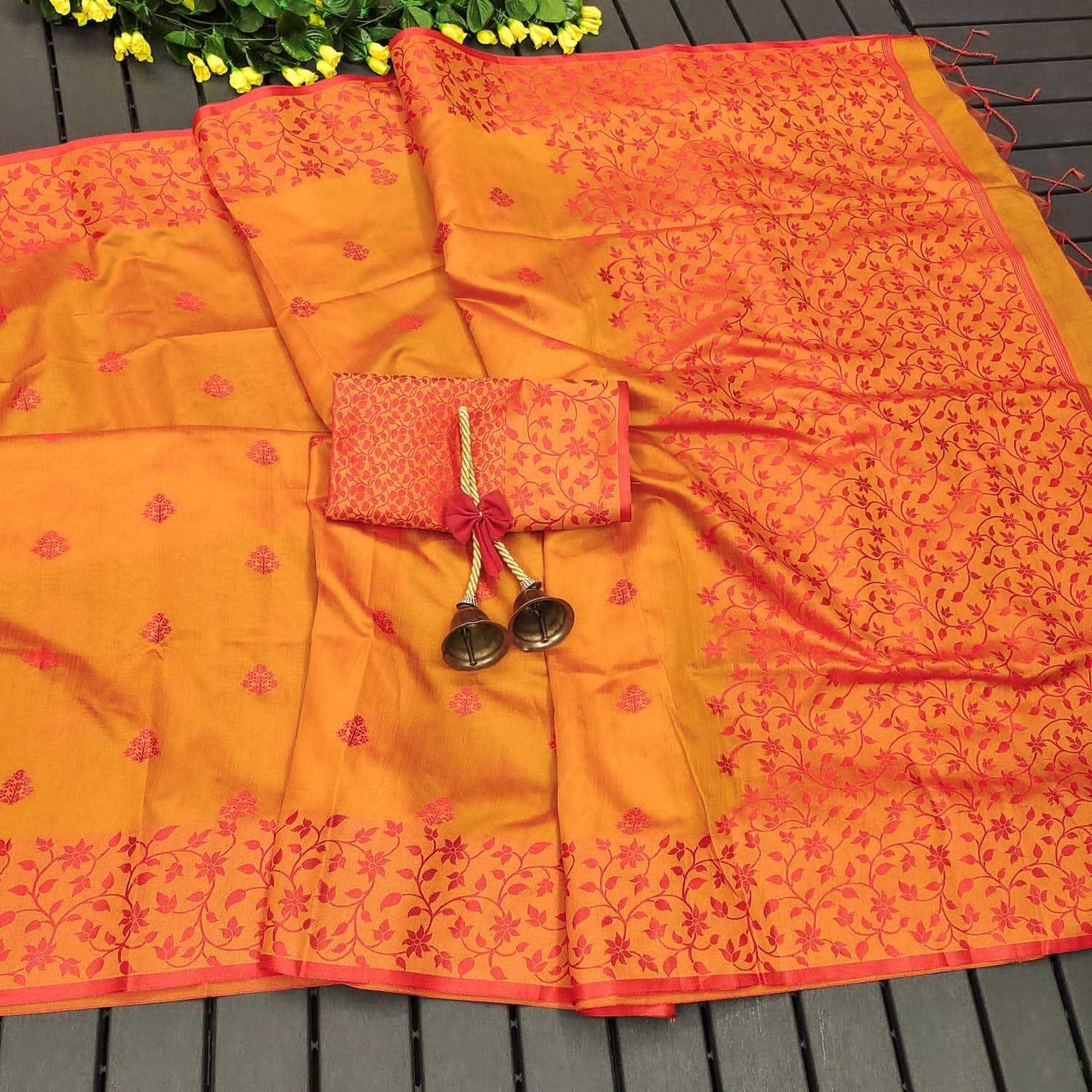 Banglori Kesh101 Ant34 Silk Sarees  Soft Silk Handloom Jamdani Sarees