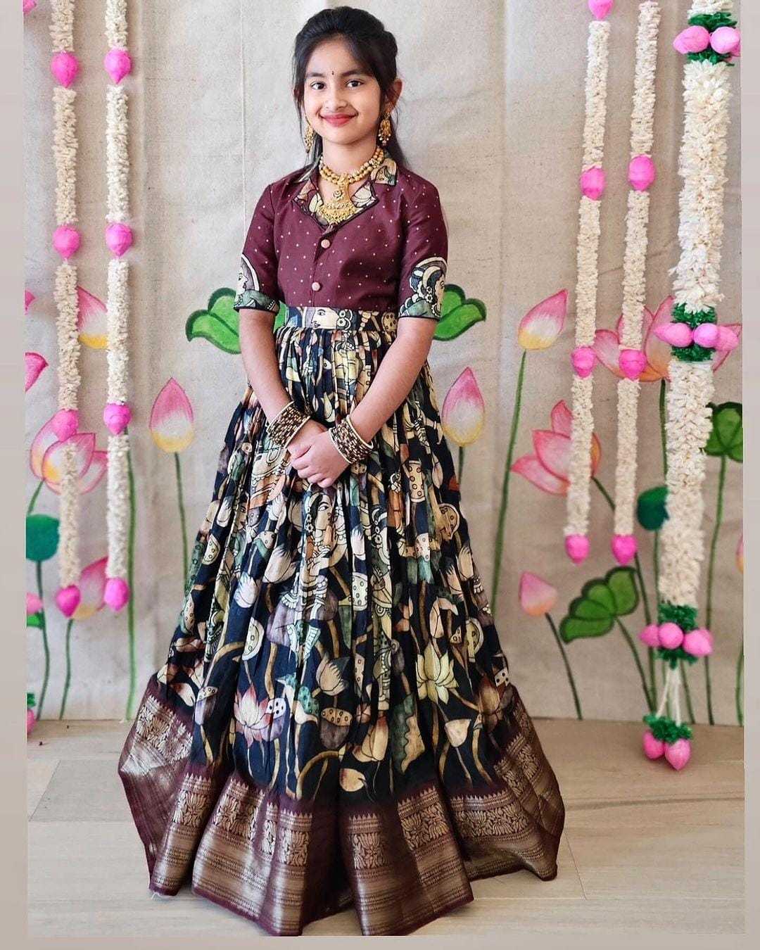 Banglori Rrkt All Kids Wear  Kids Lehenga