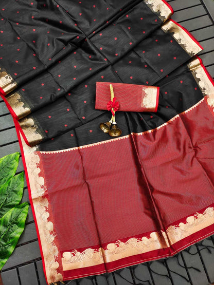 Banglori Silk Kesh101 Ant20 Silk Sarees  Soft Silk Handloom Jamdani Sarees