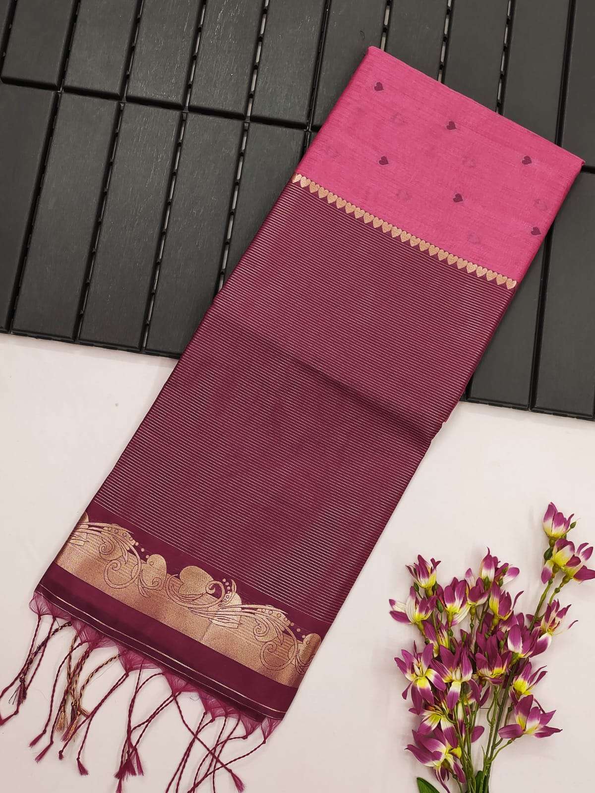 Banglori Silk Kesh101 Ant20 Silk Sarees  Soft Silk Handloom Jamdani Sarees