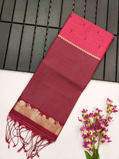 Banglori Silk Kesh101 Ant20 Silk Sarees  Soft Silk Handloom Jamdani Sarees