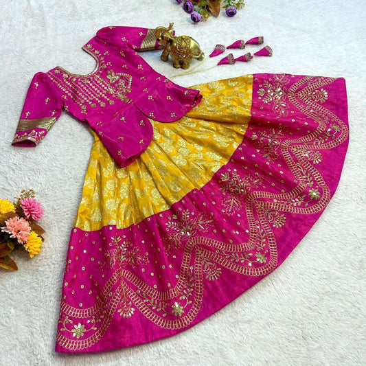 Banglori Silk Kesh109 Rrkt10 Kids Wear  Kids Lehengas