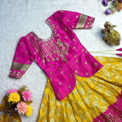 Banglori Silk Kesh109 Rrkt10 Kids Wear  Kids Lehengas