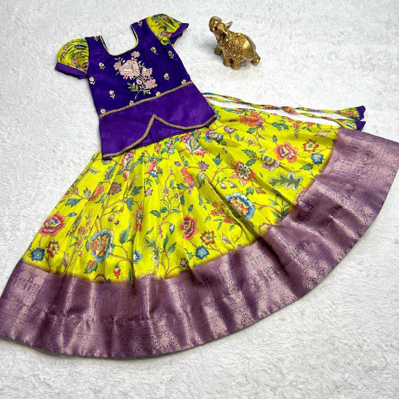 Banglori Silk Kesh109 Rrkt14 Kids Wear  Kids Lehengas Choli