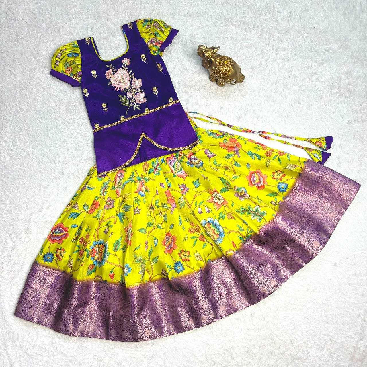 Banglori Silk Kesh109 Rrkt14 Kids Wear  Kids Lehengas Choli