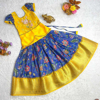 Banglori Silk Kesh109 Rrkt14 Kids Wear  Kids Lehengas Choli