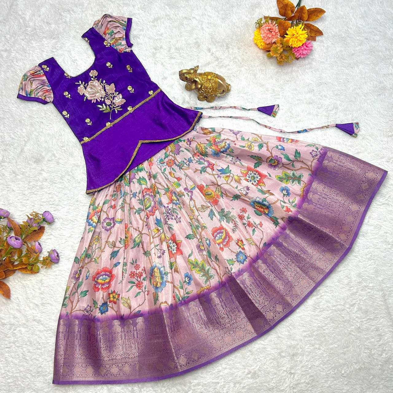 Banglori Silk Kesh109 Rrkt14 Kids Wear  Kids Lehengas Choli