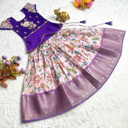 Banglori Silk Kesh109 Rrkt14 Kids Wear  Kids Lehengas Choli